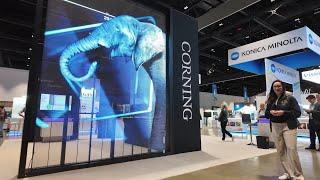 Corning Fusion Glass Manufacturing at Display Week 2024, Advanced Sustainability, Automotive Display