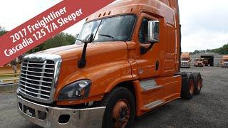 2017 Freightliner Cascadia 125 Tandem Axle Sleeper Tractor - TRO 0812243