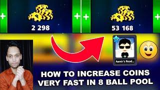 HOW TO INCREASE COINS THE FASTEST WAY IN 8 BALL POOL...