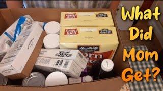 What's inside a senior food commodity box?