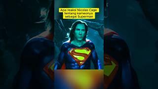 Reaksi Nicolas Cage tentang Superman di Film The Flash