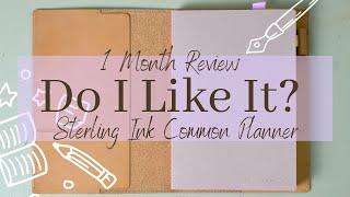 1 Month in my Sterling Ink Common Planner | A Review