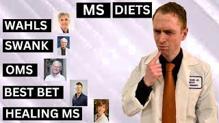 MS Diets (Wahls, Swank, OMS, Best Bet, Healing MS)