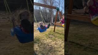 AMAZING DAY IN THE PLAYGROUND #LIFEINALASKA #ALASKANVLOGGER #SHORTS