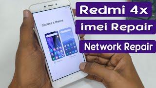 Redmi 4X imei Repair Baseband And Network Fix Tested Eng Rom Qcn