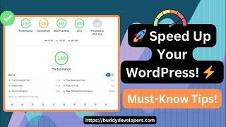 Boost your WordPress site's speed with these essential tips