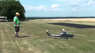 Michael mit seiner Schlüter Cobra beim Antik Heli Oldie Treffen in Kitzingen