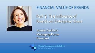 Financial Value of Brands 02: The Influence of Brands on Enterprise Value