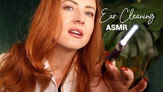 Ear Cleaning ASMR  Whisper  Inspection, Water Drips, Gloves and Coat