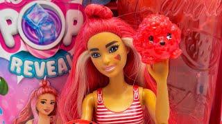 ASMR Barbie Pop Reveal Fruit Series  | Mystery Slime Reveal | Satisfying video #barbie #asmr
