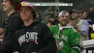 2024 NCAA Hockey Tournament  Regional 1st Round North Dakota vs Michigan 3 29 2024