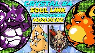 Pokemon CRYSTAL Soul Link RANDOMIZER Nuzlocke - PART 4