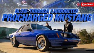 Dyno Session with a Blow-Through Carbureted Mustang | Eric Pappageorge & Jon Bitler