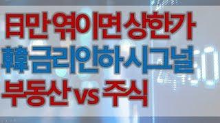 日만 엮이면 상한가, 韓 금리인하 시그널 부동산  vs  주식