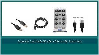 Lexicon Lambda Studio Usb Audio Interface - Daring Reviews