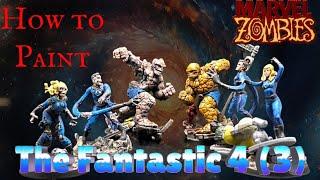 Quickly paint Marvel Zombies Fantastic 4 with Speed Paints