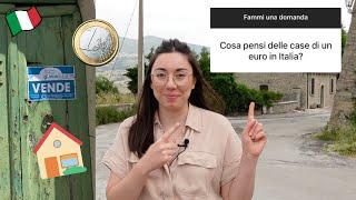 The goal of the "1 euro houses" initiative in Italy (Italian listening comprehension with subtitles)