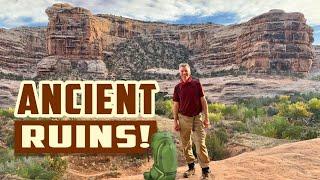 Backpacking UTAH Anasazi Ruins! | REMOTE Country!