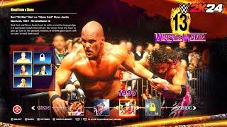 WWE 2k24 SHOWCASE - STONE COLD VS BRET HART WRESTLEMANIA 13