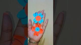 paper flower making #shorts #shortsvideo #diy