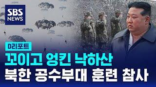 꼬이고 엉킨 낙하산…북한 공수부대 훈련 참사 / SBS / #D리포트