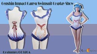 Genshin Impact Ganyu Swimsuit Cosplay