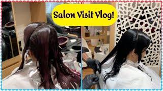 Going to the Salon after Lockdown | Got my hair cut & colored Vlog