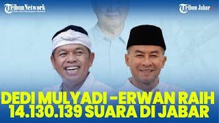 BREAKING! Dedi Mulyadi-Erwan Setiawan Gubernur & Wagub Jabar, Raih Suara Terbanyak di Pilgub Jabar