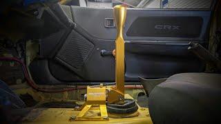 Billet Shifter by Jackspania Racing Installed into my 1988 Honda CRX Si