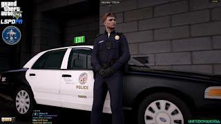 GTA V - LSPDFR 0.4.9 - LSPD/LAPD - City Patrol - Slicktop CVPI - 4K