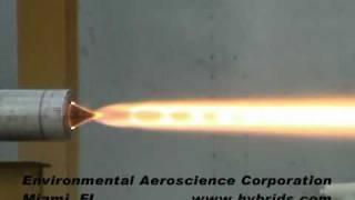 Environmental Aeroscience - Aerospike Nozzle Solid Rocket Motor Static Firing