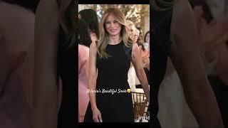 Melania Trump's captivating smile radiates elegance and grace. #shorts #melaniatrump #firstlady