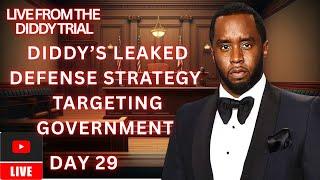 Live From Diddy Trial: DIDDY’S LEAKED Defense Strategy. Blaming Gov Corruption, Inside Information.