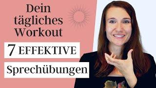 Dein tägliches Workout zum Deutschsprechen - 7 EFFEKTIVE ÜBUNGEN, um BESSER Deutsch zu sprechen