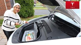 Tesla Windshield Sunshade & Frunk Cooler Organizer | Must Haves for Road Trips | BASENOR