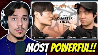 BROLY Reacts | WING  vs KAJI  | GRAND BEATBOX BATTLE 2024: WORLD LEAGUE | Solo Quarter Final