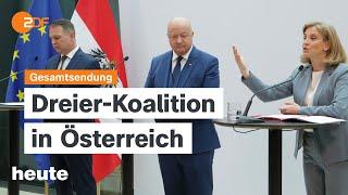 heute 19:00 Uhr vom 27.02.25 Dreierbündnis Österreich, Auflösung PKK,  Beginn des Straßenkarnevals