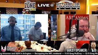 The Zone with Justin Acri and DJ Williams is LIVE from The Little Rock Touchdown Club