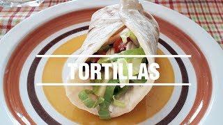 Recipe Mexican tortillas of flour.