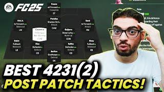 THE BEST META 4231(2) FORMATION AND CUSTOM TACTICS | FC 25 ULTIMATE TEAM