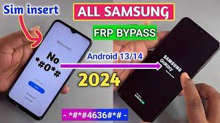 Finally New Tricks 2024/2023 || Samsung Frp Bypass Android 13/14 Without Pc | Google Lock Remove