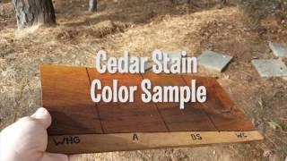 Cedar Shake & Shingle Stain Sample