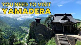 Yamadera Mountain Temple in Yamagata, Japan 山寺