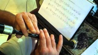 Bagpipe Chanter Lesson - Amazing Grace Line 1