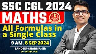 SSC CGL 2024 | Maths | All Formula's in a single Class | By Sandeep Sharma sir  #maths #formula