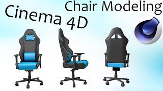 CHAIR 3D MODELING | DX RACER |CINEMA 4D