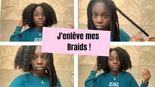 COMMENT J'ENLEVE MES BRAIDS (ASTUCES POUR EVITER LA CASSE ) LSM GOLDY