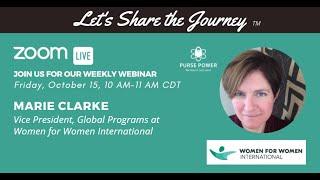 Let's Share the Journey with Marie Clarke