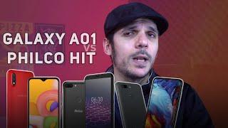 Samsung Galaxy A01 vs Philco HIT: marca faz diferença?