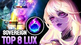 WILD RIFT LUX - TOP 8 LUX GAMEPLAY - SOVEREIGN RANKED